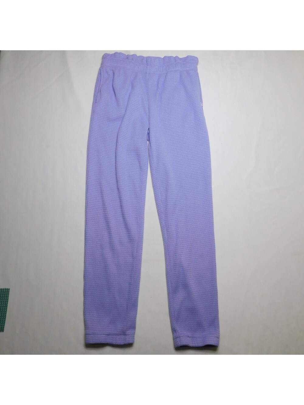 Gerry Girls 1-Piece Waffle Knit Loungewear Set Purple Amethyst Size Large 14-16